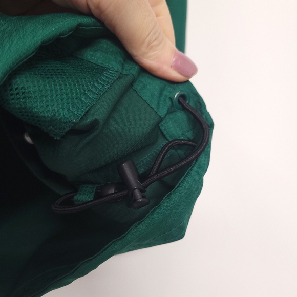 MEN ADIDAS OUTDOOR CLIMAPROOF WATER PROOF BREATHABLE JACKET HOODED GREEN - Picture 6 of 12